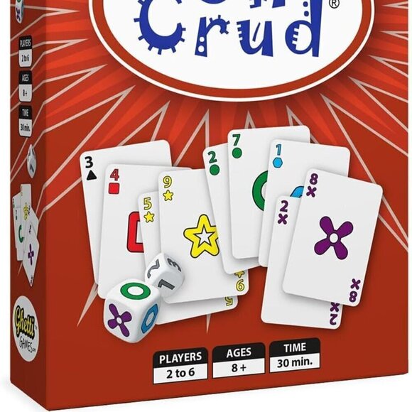 Oh Crud Card and Dice Game, Family Game for 2-6 Players / SEALED - Picture 2 of 8